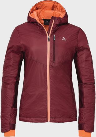 Sch&ouml;ffel Outdoorjacke SCH&Ouml;FFEL Ins Hybrid Black Raven L, Damen, Gr. 36, rot (2965, rot), Oberstoff : 100% Nylon Futter : 100% Nylon Wattierung : 100% Polyester
