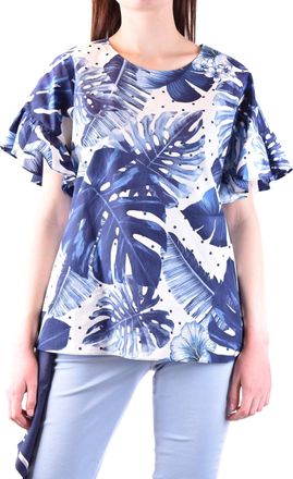 Twinset T-Shirt mit kurzen &Auml;rmeln, Blau