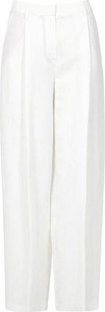 Mauro Grifoni Dames, Broeken, Wit, Maat: 2XS Katoen