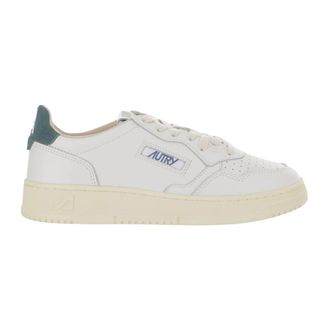 Autry Medalist Low Sneaker - Heren - Sneakers - Wit - 44 EU - Katoen - Schoenen