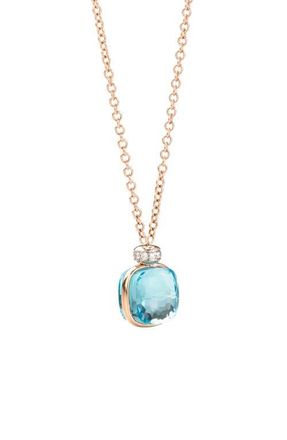 POMELLATO Nudo Blue Topaz Pendant Necklace in Sky Blue Topaz at Nordstrom, Size 42