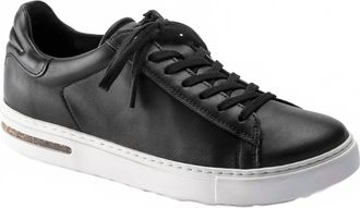 Birkenstock Womens Bend Low Natural Leather Sneakers In Black
