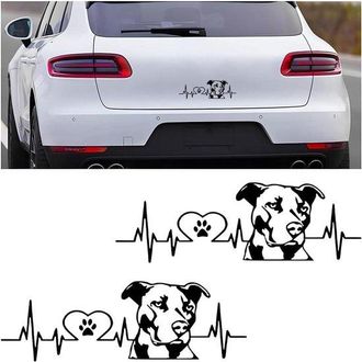 OEM Juego De 2 Pegatinas Para Coche, Decoraci&oacute;n Bonita Y Divertida Para Coche, Port&aacute;til, Pared - Autoadhesivas Y Negras - Pegatina De Pared Divertida