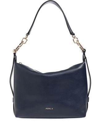 Furla small Tonie leather tote bag - women - Leather - One Size - Blue