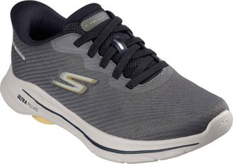 Skechers GO WALK 8 Pate Textile Heren Taupe Standaard Sneakers