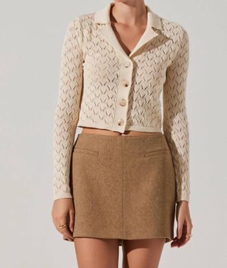 Astr Liorre Sweater In Beige