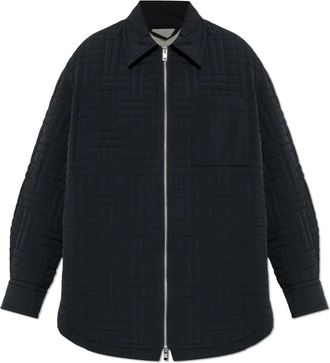 Kenzo Gewatteerde jas met logo - Dames - Zomerjassen - Zwart - M - Nylon - Jassen