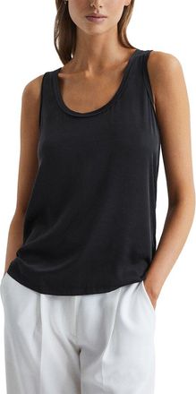 Reiss Riley Silk-Blend Front Vest