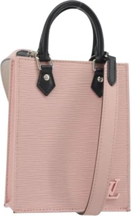 Louis Vuitton Pre-owned Mini Hand Bag - Dames - Vintage Mini Tas - Roze - ONE Size - Leer - Vintage