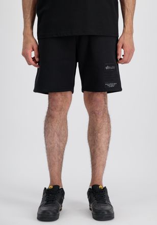 Alpha Industries Sweatshorts ALPHA INDUSTRIES Patch Short LF, Herren, Gr. XXL, Normalgr&ouml;ssen, schwarz, Obermaterial: 80% Baumwolle, 20% Polyester, Hosen Sweatshorts