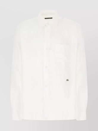 Dolce & Gabbana shirt linen button-down collar