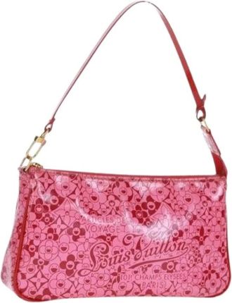 Louis Vuitton Pre-owned Shoulder Bags, female, Pink, Size: ONE SIZE Pre-owned Vintage Plastic Shoulder Bag