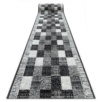 RugsX Rugsx - Alfombra De Pasillo Bcf Rafia Gris 100 Cm Grey 100x1000 Cm