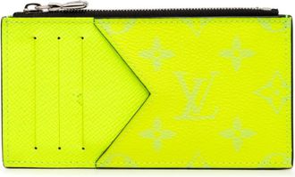 Louis Vuitton Yellow Pvc Taigarama Coin Purse/Coin Case (Pre-Owned)