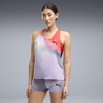 Puma Canotta da running con grafica Lightspeed ULTRAWEAVE da donna, Abbigliamento, Grigio, XXL