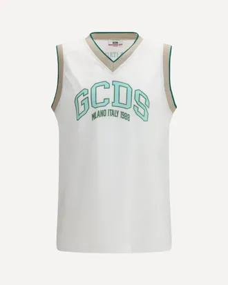 GCDS Logo Lounge Mesh Tank Top Male XL
