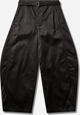 sacai Men s Cotton Chino Pants Black