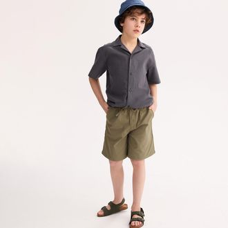 La Redoute Collections Chino bermuda met elastische tailleband