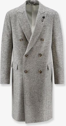 Lardini Cappotto doppiopetto in lana vergine - LARDINI - gender_Man
