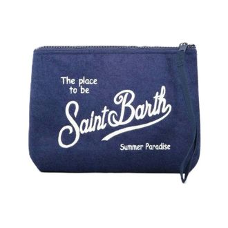 MC2 Saint Barth Clutches, female, Blue, Size: ONE SIZE Aline Sponge Pochette