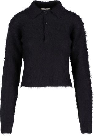 Auralee Polo In Misto Mohair E Lana