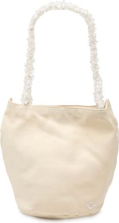 Bottega Veneta Pre-owned Bottega Veneta Canvas Crystal Handle Bag Ladies 10833908336BI