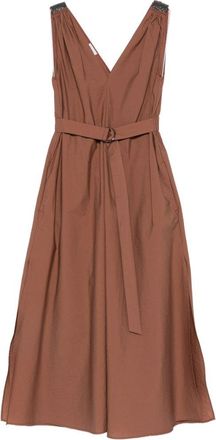 Brunello Cucinelli Abito Lungo Brunello Cucinelli in Cotone