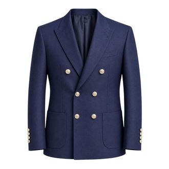 Eleventy Double-breasted Jacket - male - Eleventy - Blazers - Blue - S - Jackets