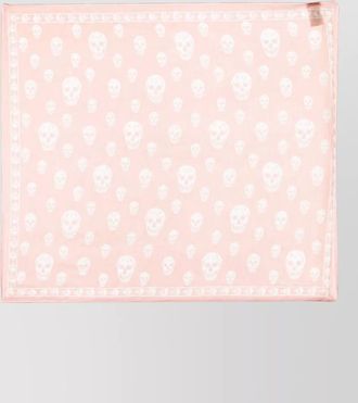 Alexander McQueen silk skull scarf