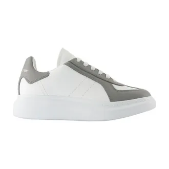 Alexander McQueen Leather Oversized Sneaker - White