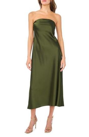 Parker Strapless Maxi Dress in Midnight Sage at Nordstrom Rack, Size X-Large