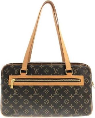 Louis Vuitton Pre-owned Vintage Monogram Shoulder Bag - Dames - Vintage Schoudertas - Bruin - ONE Size - Vintage