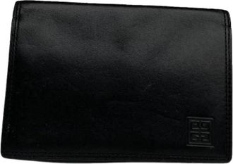 Givenchy Pre-owned Vintage Card Holder - unisex - Vintage Accessoires - Zwart - ONE Size - Leer - Vintage