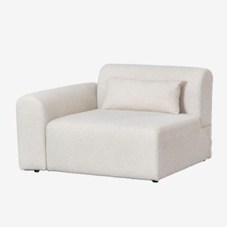 Sklum Sklum - M&oacute;dulo Esquinero Izquierdo Para Sof&aacute; Modular En Borreguito Borjan