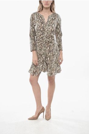 Isabel Marant Silk Blouse OCTAVIA With Snake Motif size 42