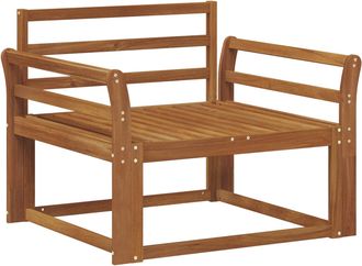 vidaXL Sof&aacute; Intermedio De Exterior Madera De Acacia S&oacute;lida Natural Vidaxl