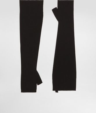 Dolce & Gabbana Rib Knit Gloves - Woman Hats And Gloves Black Onesize