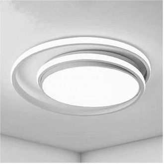 Trade Shop Trade Shop - Copy Of Plafoniera Led 32 W Rettangolare Oro Design Moderno Lampadario A Soffitto 50224