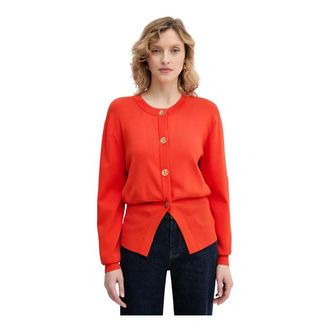 Karl Lagerfeld Dames, Truien, Oranje, Maat: XS Viscose
