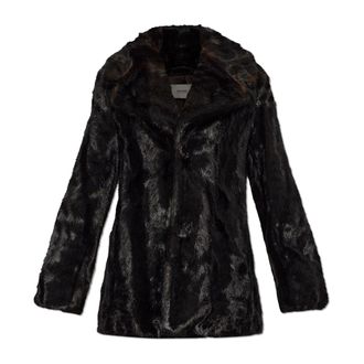 Zadig&Voltaire Fleur Cappotto in Eco-pelliccia - - Jackets - Donna - Marrone - L