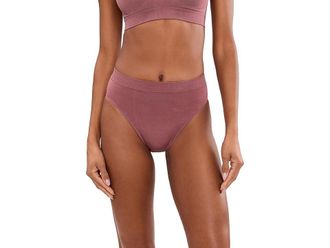 Wacoal Feeling Flexible Seamless Hi Cut Panty Womens Underwear Rose Brown : MD, Cotton/Nylon/Spandex