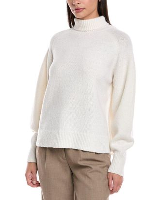 Lafayette 148 New York Turtleneck Wool Sweater