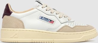 Autry Baskets Medalist Low Leat Suede White Fig