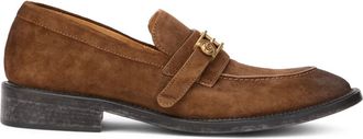 Versace Schoenen, Heren, Bruin, 42 1/2 EU, Loafers
