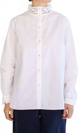 H+ Hannoh Wessel Cleo Long Sleeve Shirt In White