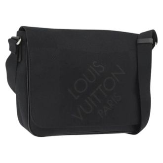 Louis Vuitton Pre-owned Cross Body Bags, female, Black, Size: ONE SIZE Pre-owned Damier Geant Shoulder Bag