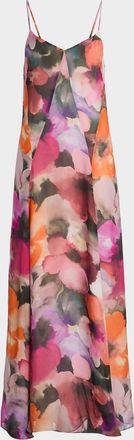 Black Halo Emory Floral A-Line Maxi Dress