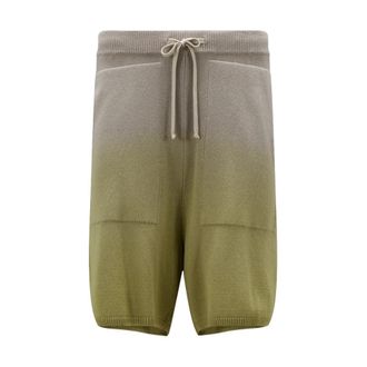 Moncler Gradient Effect Cashmere Shorts - Dames - Korte Broeken - Veelkleurig - S - Kasjmier - Korte Broeken