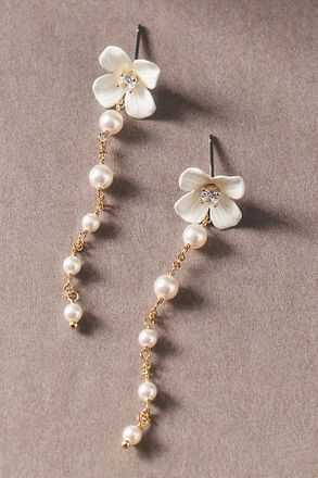 Nadri Ajoa Daisy Freshwater Pearl Drop Earrings