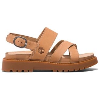 Timberland Clairemont Way Cross-Strap Sandal Sandalen f&uuml;r Damen | braun/beige
